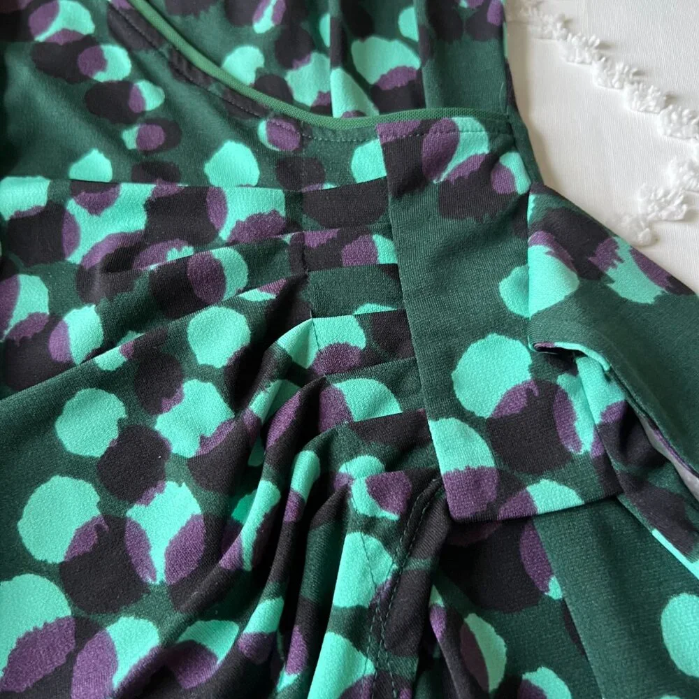 Hale Bob Faux Long-sleeved wrap dress Size Small - Picture 7 of 16